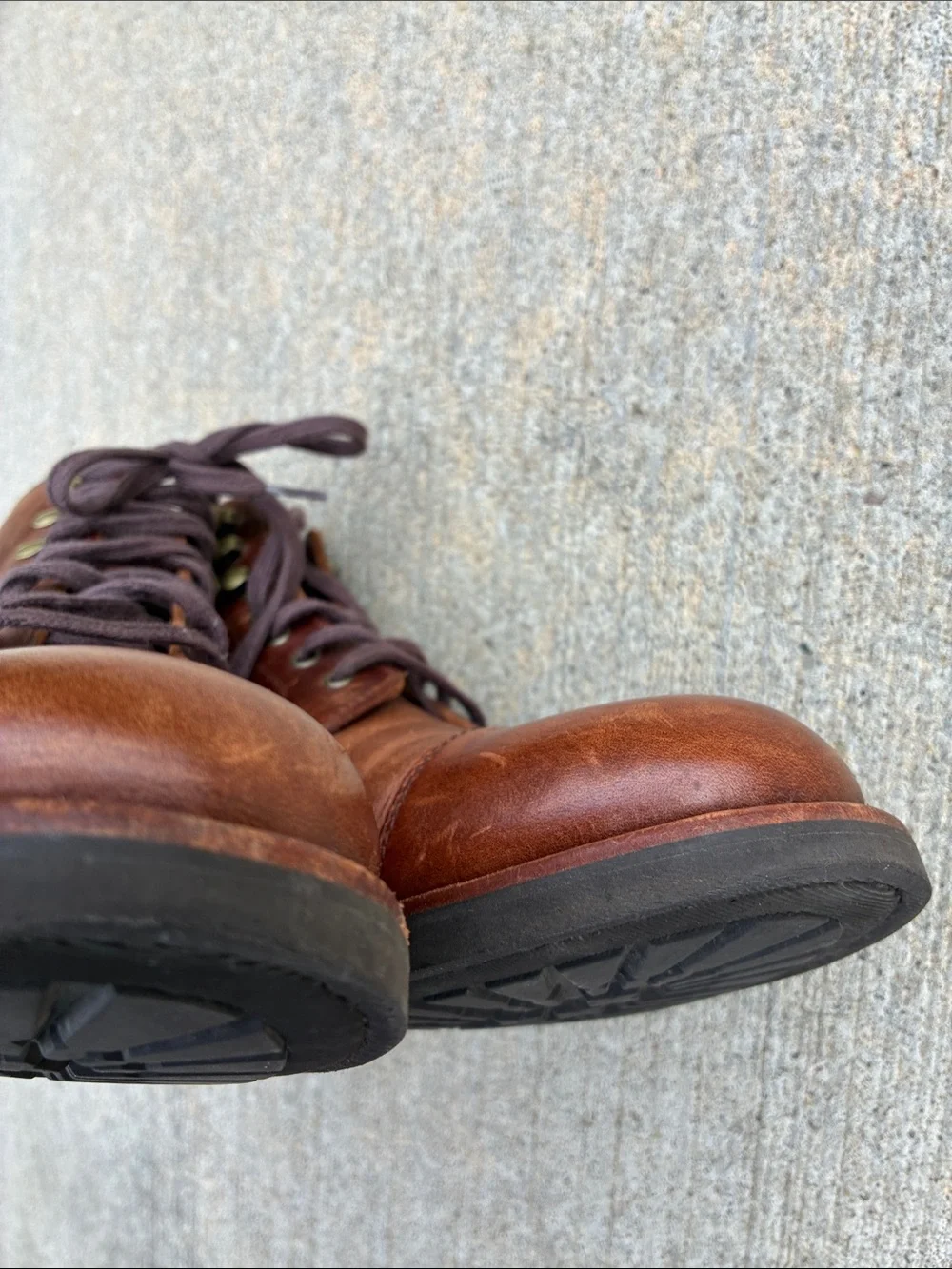 J. Crew Men's F 4446 Kenton Leather Cap toe boots